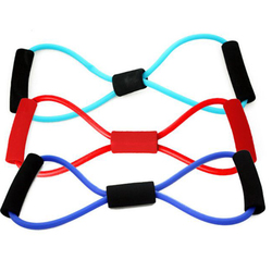 Sports Fitness Yoga Resistance Band 8 Shape Pull Rope Tube Equipment 1 Sports Fitness Yoga Resistance Band 8 Shape Pull Rope Tube Equipment