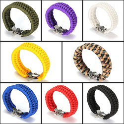 7 Strands ParaCord Bracelet String Cord Hand Ring With Quick Release Shackle Buckle For Survival 1 7 Strands ParaCord Bracelet String Cord Hand Ring With Quick Release Shackle Buckle For Survival