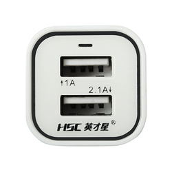 3.1A Power Dual USB Car Charger Mobile Phone Charger for YC-150 6