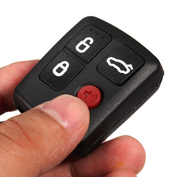 4 Buttons Black Remote Key Shell Case for Ford Territory 2