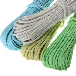 50ft Nylon Reflective Paracord Parachute Cord String 9 Core 550lb Luminous Glow Camping Hiking Rope 2 50ft Nylon Reflective Paracord Parachute Cord String 9 Core 550lb Luminous Glow Camping Hiking Rope - Image 2