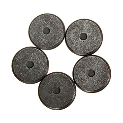 5Pcs Strong Round Ferrite Disc Dia 20mm x 3mm Magnets 2