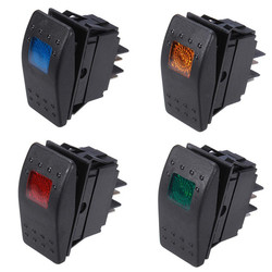 ASW-77D Car Modification Meter Switch With LED Lamp 12V 20A 1