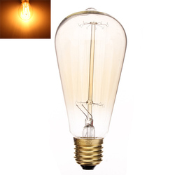 E27 40W Incandescent Bulb 220V ST64 Retro Edison Light Bulb 1 E27 40W Incandescent Bulb 220V ST64 Retro Edison Light Bulb