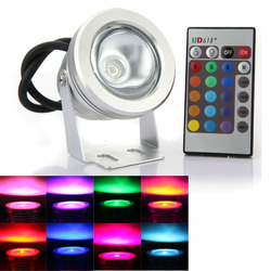 10W RGB Color Changing Waterproof Remote Control LED Flood Light 2 10W RGB Color Changing Waterproof Remote Control LED Flood Light - Image 2