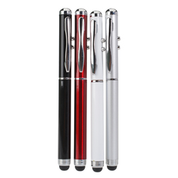 Laser Pointer LED Torch Touch Screen Stylus Ball Pen For Phones 2