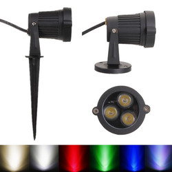 6W LED Flood Light Spot Light With Rod For Landscape Garden IP65 AC 85-265V 2