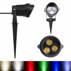6W LED Flood Spot Lightt With Rod & Cap For Garden Yard IP65 DC 12-24V 1 6W LED Flood Spot Lightt With Rod & Cap For Garden Yard IP65 DC 12-24V