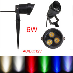 6W LED Flood Spot Lightt With Rod & Cap For Garden Yard IP65 DC 12-24V 2 6W LED Flood Spot Lightt With Rod & Cap For Garden Yard IP65 DC 12-24V - Image 2