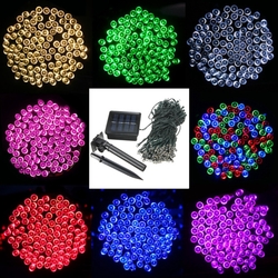 200 LED Solar Powered Fairy String Light Garden Party Decor Christmas 1 200 LED Solar Powered Fairy String Light Garden Party Decor Christmas