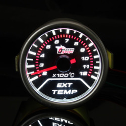 2 Inch 52MM Universal Car Red Led Exhaust Gas Temperature Temp EGT 2