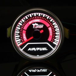 Universal Auto Red Led Air/Fuel Ratio Car Motor Gauge Meter Smoke Len 1 Universal Auto Red Led Air/Fuel Ratio Car Motor Gauge Meter Smoke Len