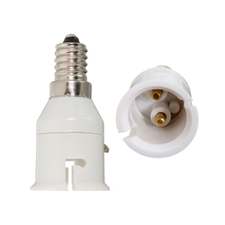 E14 To B22 LED Lamp Bulb Screw Socket Adapter Converter Holder 2