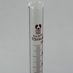 10ml Glass Graduated Measuring Cylinder Tube With Round Base And Spout 4 10ml Glass Graduated Measuring Cylinder Tube With Round Base And Spout - Image 4
