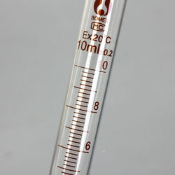 10ml Glass Graduated Measuring Cylinder Tube With Round Base And Spout 5