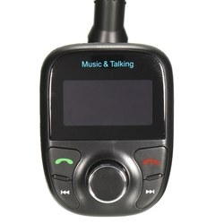 Car Kit Hands Free MP3 Play FM Transimittervs Lcd Display USB TF 2