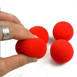 10PCS Close Up Magic Street Trick Soft Sponge Ball Props Clown Nose 2 10PCS Close Up Magic Street Trick Soft Sponge Ball Props Clown Nose - Image 2