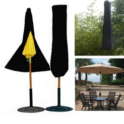 Outdoor Yard Garden Umbrella Parasol Cover Zipper Waterproof 2