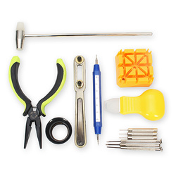 13 PCS Watch Repair Tool Kit Watch Case Opener Hammer Pliers Link Remover 2 13 PCS Watch Repair Tool Kit Watch Case Opener Hammer Pliers Link Remover - Image 2
