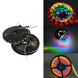 5M WS2812B 5050 RGB Non-Waterproof 300 LED Strip Light Dream Color Changing Individual Addressable DC 5V 2 5M WS2812B 5050 RGB Non-Waterproof 300 LED Strip Light Dream Color Changing Individual Addressable DC 5V - Image 2