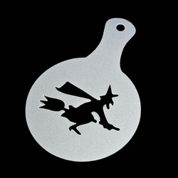 8Pcs Halloween Cappuccino Latte Art Coffee Stencils Duster Cake Icing Spray 2 8Pcs Halloween Cappuccino Latte Art Coffee Stencils Duster Cake Icing Spray - Image 2