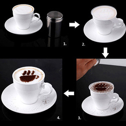 8Pcs Halloween Cappuccino Latte Art Coffee Stencils Duster Cake Icing Spray 7 8Pcs Halloween Cappuccino Latte Art Coffee Stencils Duster Cake Icing Spray - Image 7