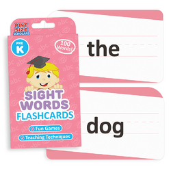 Sight Words Flashcards, Pre-K 1