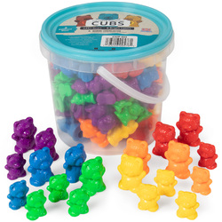 Colorful Counting Cubs, 125-pack 1