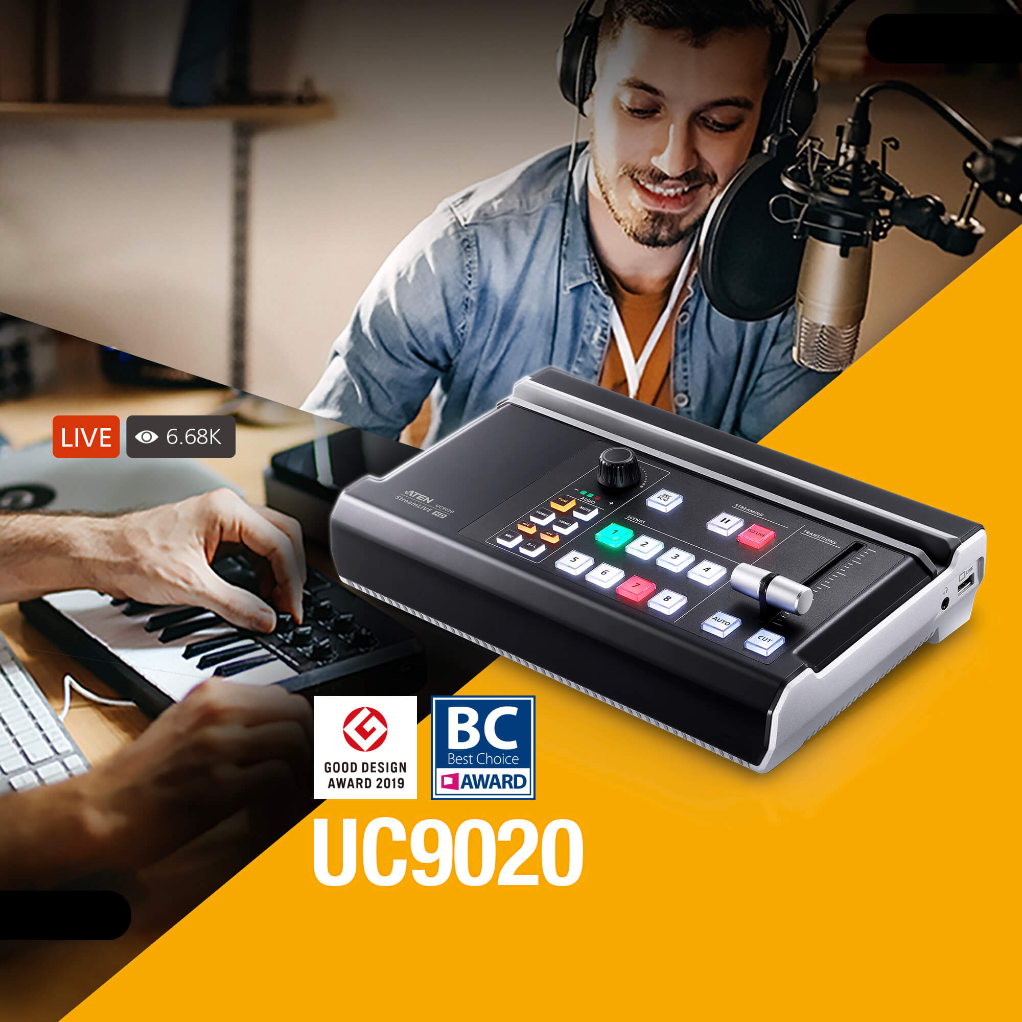 StreamLive™ HD All-in-one Multi-channel AV Mixer 3 StreamLive™ HD All-in-one Multi-channel AV Mixer - Image 3