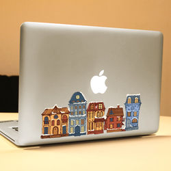 PAG House Decorative Laptop Decal Removable Bubble Free Self-adhesive Partial Color Skin Sticker 1