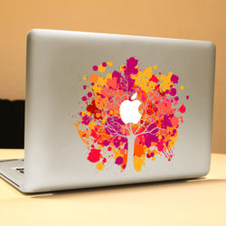 PAG Phoenix Tree Leaf Decorative Laptop Decal Removable Bubble Free Self-adhesive Skin Sticker 1