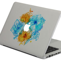 PAG Cute Flowering Shrubs Decorative Laptop Decal Removable Bubble Free Self-adhesive Skin Sticker 2 PAG Cute Flowering Shrubs Decorative Laptop Decal Removable Bubble Free Self-adhesive Skin Sticker - Image 2