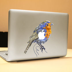 PAG Cute Little Sparrow Decorative Laptop Decal Removable Bubble Free Self-adhesive Skin Sticker 2