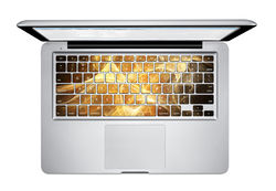 PAG Flowing Dazzling Cloud PVC Keyboard Bubble Free Self-adhesive Decal For Macbook Pro 13 15 Inch 1