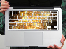 PAG Flowing Dazzling Cloud PVC Keyboard Bubble Free Self-adhesive Decal For Macbook Pro 13 15 Inch 2 PAG Flowing Dazzling Cloud PVC Keyboard Bubble Free Self-adhesive Decal For Macbook Pro 13 15 Inch - Image 2