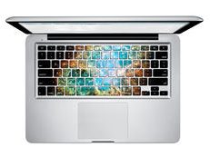PAG The Night Blue Light PVC Keyboard Bubble Free Self-adhesive Decal For Macbook Pro 13 15 Inch