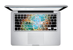 PAG The Night Blue Light PVC Keyboard Bubble Free Self-adhesive Decal For Macbook Pro 13 15 Inch 2