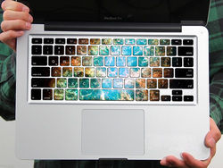 PAG The Night Blue Light PVC Keyboard Bubble Free Self-adhesive Decal For Macbook Pro 13 15 Inch 2 PAG The Night Blue Light PVC Keyboard Bubble Free Self-adhesive Decal For Macbook Pro 13 15 Inch - Image 2