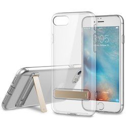 Rock Crystal Kickstand TPU Case With Dust Plug For iPhone 7/8 1