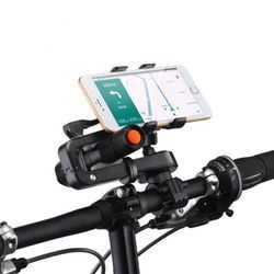 360?° Rotation 2in1 Bicycle Cell Phone Holder Multifunctions Flashlight Holder Phone Clip 1 360?° Rotation 2in1 Bicycle Cell Phone Holder Multifunctions Flashlight Holder Phone Clip