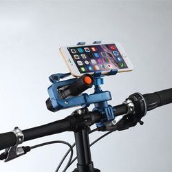 360?° Rotation 2in1 Bicycle Cell Phone Holder Multifunctions Flashlight Holder Phone Clip 2 360?° Rotation 2in1 Bicycle Cell Phone Holder Multifunctions Flashlight Holder Phone Clip - Image 2