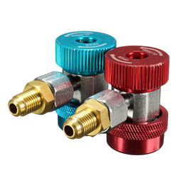 R134a AC Quick Connector Adapter Coupler with Low High HVAC 3 R134a AC Quick Connector Adapter Coupler with Low High HVAC - Image 3