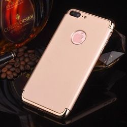 3 In 1 Plating Ultra Thin Hard PC Case Cover For iPhone 7 Plus/8 Plus 6
