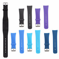 Silicone Watch Band Replacement Watch Strap for Samsung Gear Fit 2 2