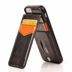 Card Holder PU Leather Shockproof Case For iPhone 7 2 Card Holder PU Leather Shockproof Case For iPhone 7 - Image 2