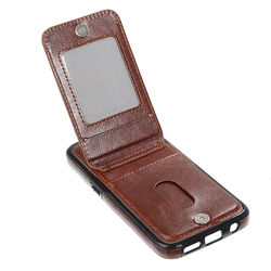 Universal Multifunction PU Leather Magnetic Buckle Phone Case Card Holder for Samsung Galaxy S7 3