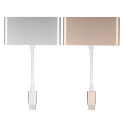 4 in 1 Type C to 3 Port USB USB-C Multi Port Charging Converter HUB for Macbook DataTransfer 1