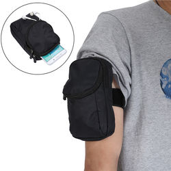 Multifunctional Double Layer Sport Running Adjustable Waist Bag Arm Bag for Phone Under 6.3-inch 2