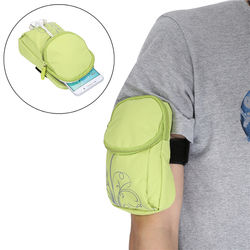 Multifunctional Double Layer Sport Running Adjustable Waist Bag Arm Bag for Phone Under 6.3-inch 3 Multifunctional Double Layer Sport Running Adjustable Waist Bag Arm Bag for Phone Under 6.3-inch - Image 3