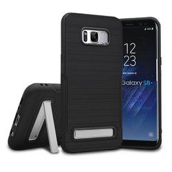Brushed Finish Collapsible Kickstand Case For Samsung Galaxy S8 2